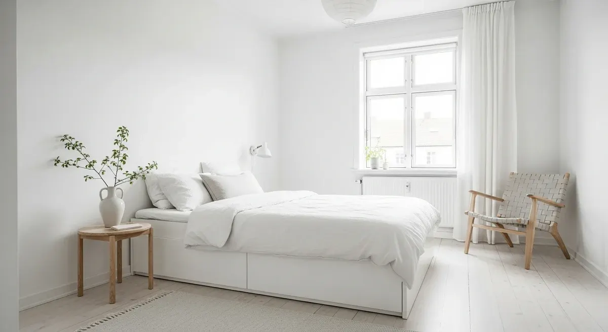 Færdigt malerresultat — Indvendig maling i Hovedgård