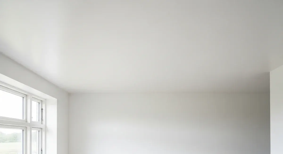 Færdigt malerresultat — Loftsmaling i Hovedgård