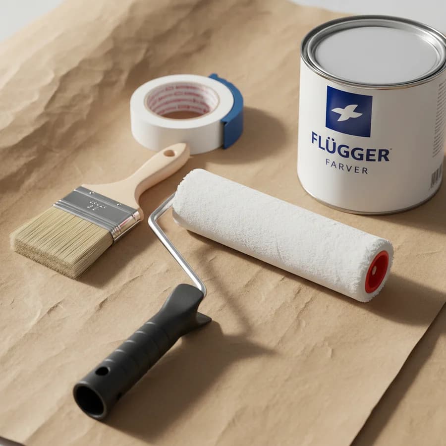 Malerværktøj til udvendig maling