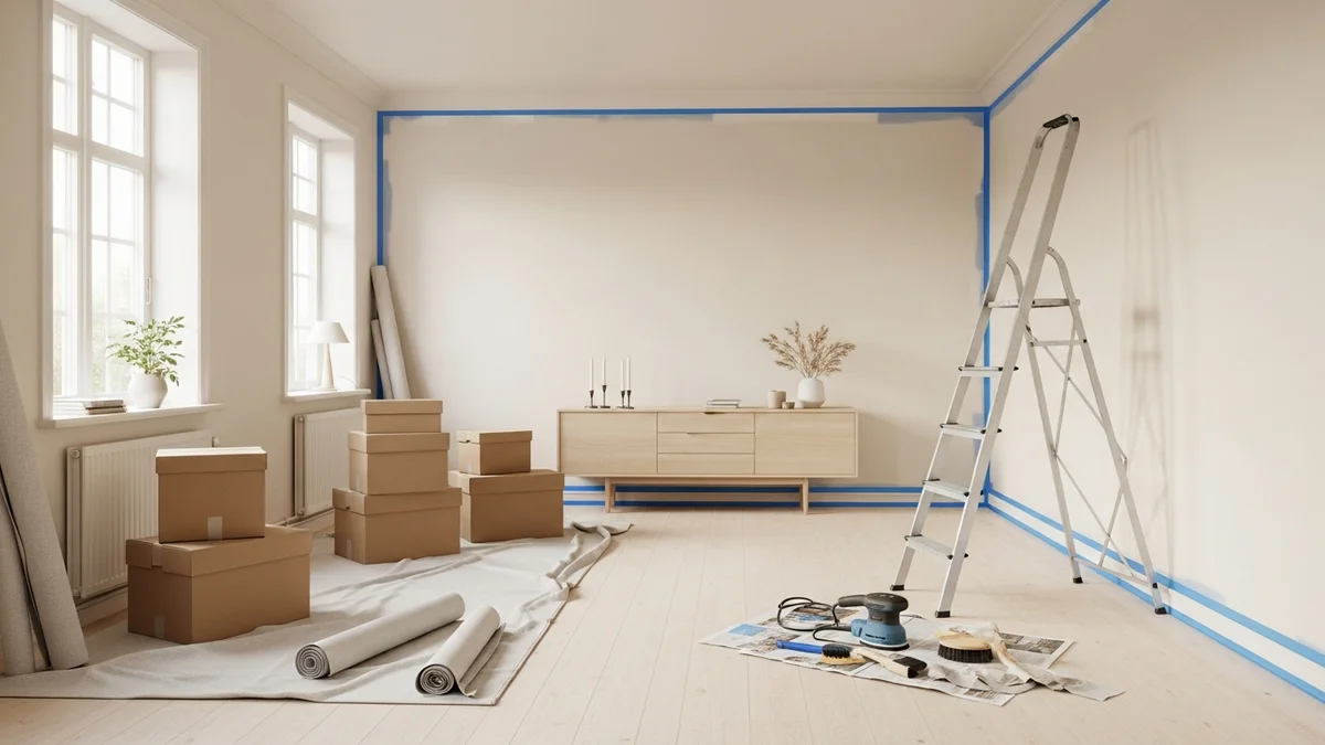 Sådan forbereder du din bolig til maleren