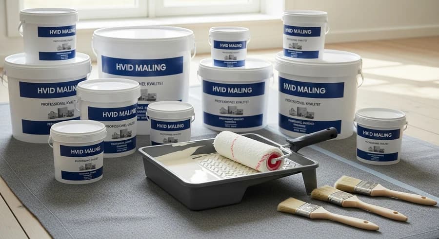 Malerværktøj til maling af lejlighed