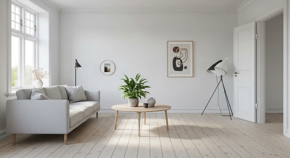 Resultat af professionel indvendig maling