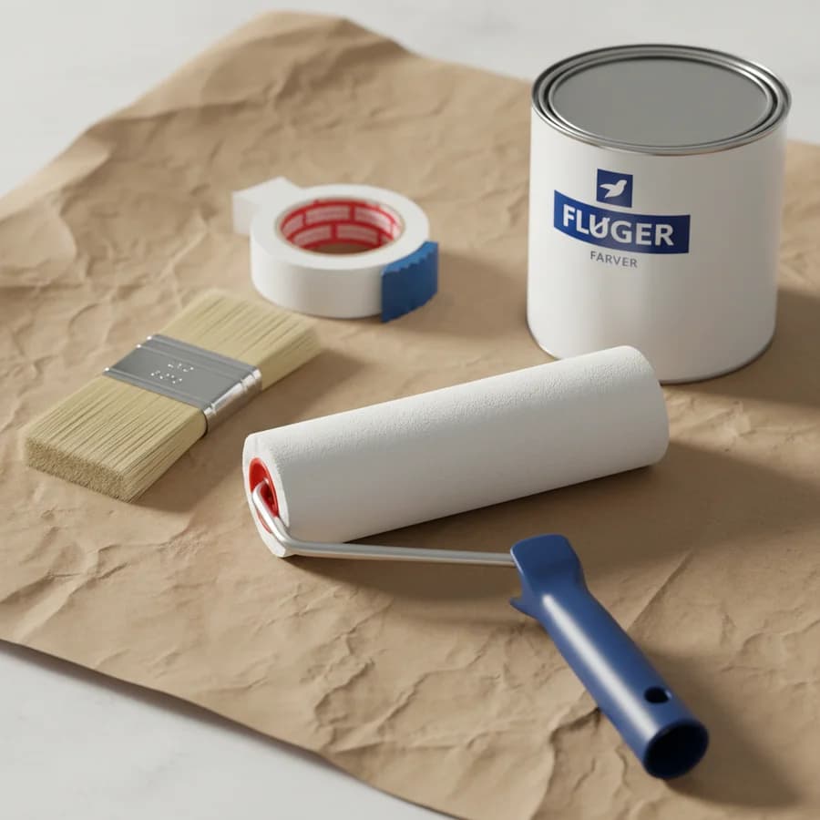 Malerværktøj til udvendig maling