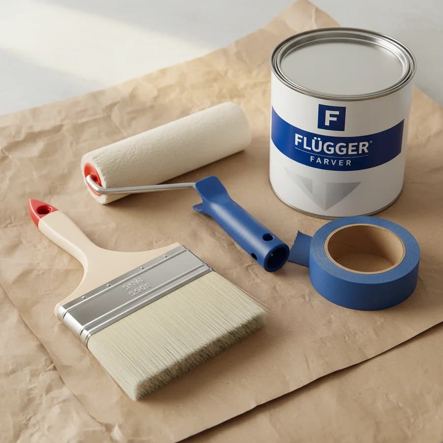 Malerværktøj til udvendig maling