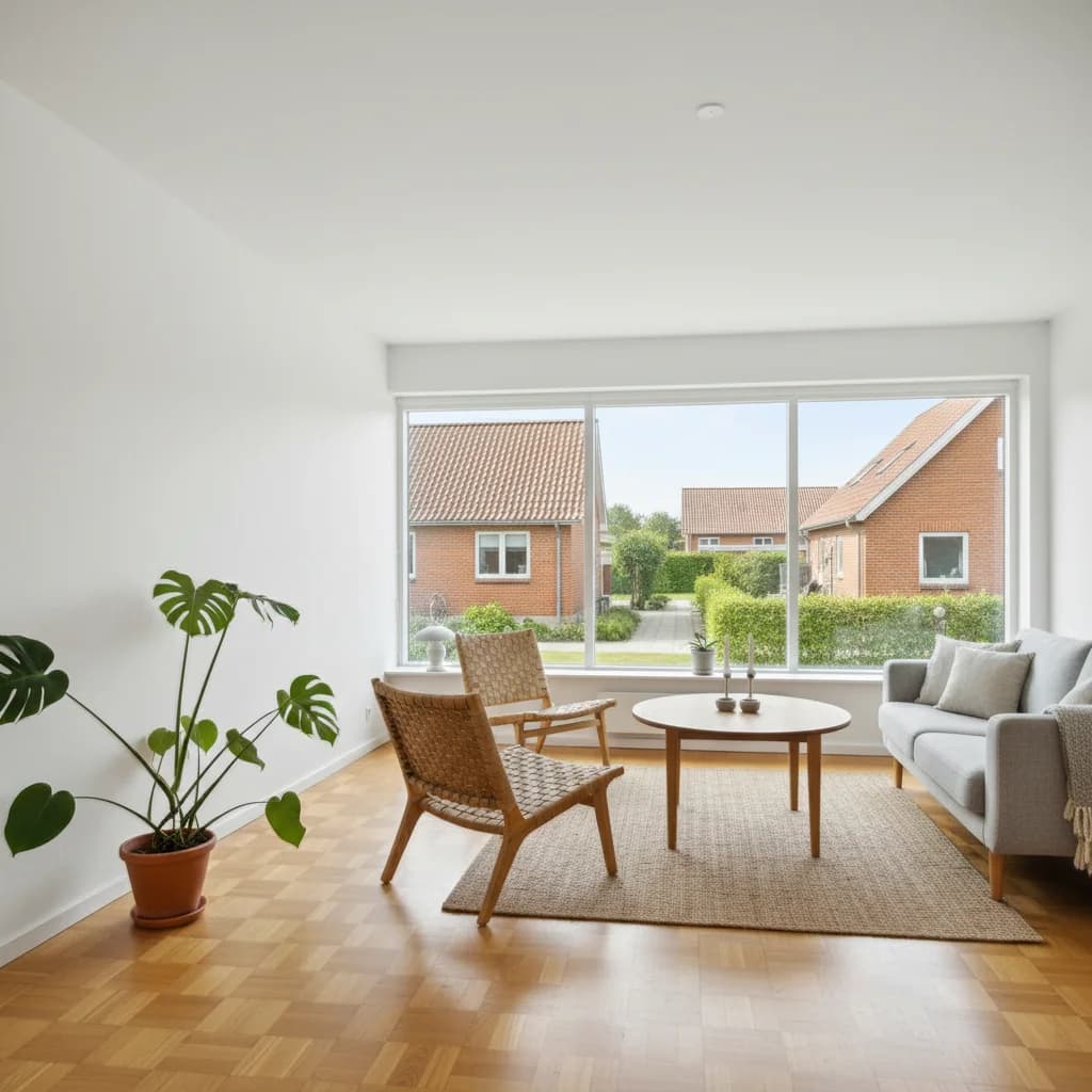 Færdigt malerresultat — Indvendig maling i Ballerup