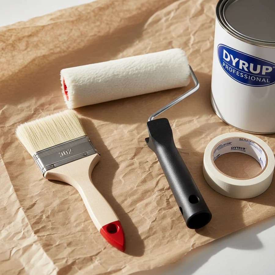 Malerværktøj til udvendig maling