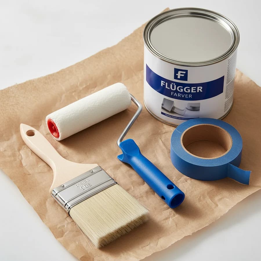 Malerværktøj til udvendig maling