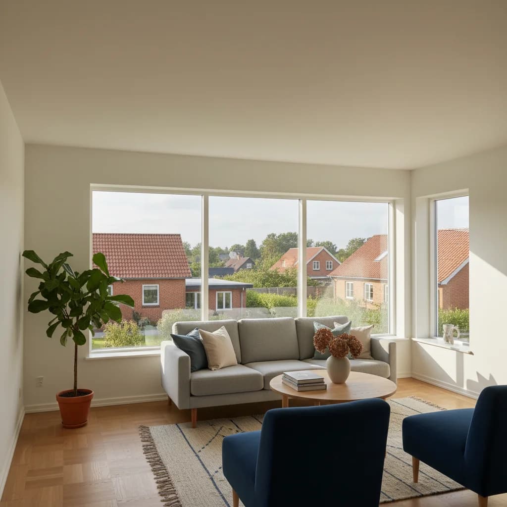 Færdigt malerresultat — Indvendig maling i Herlev