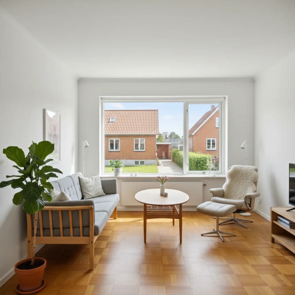 Færdigt malerresultat — Indvendig maling i Herning