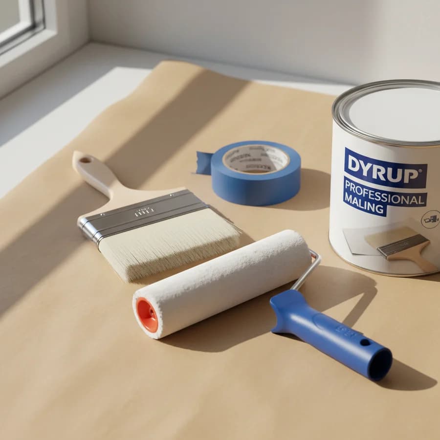 Malerværktøj til udvendig maling