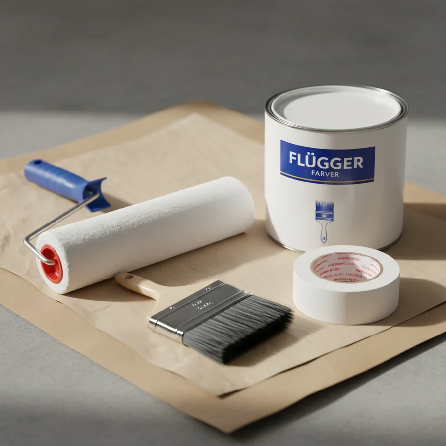 Malerværktøj til udvendig maling