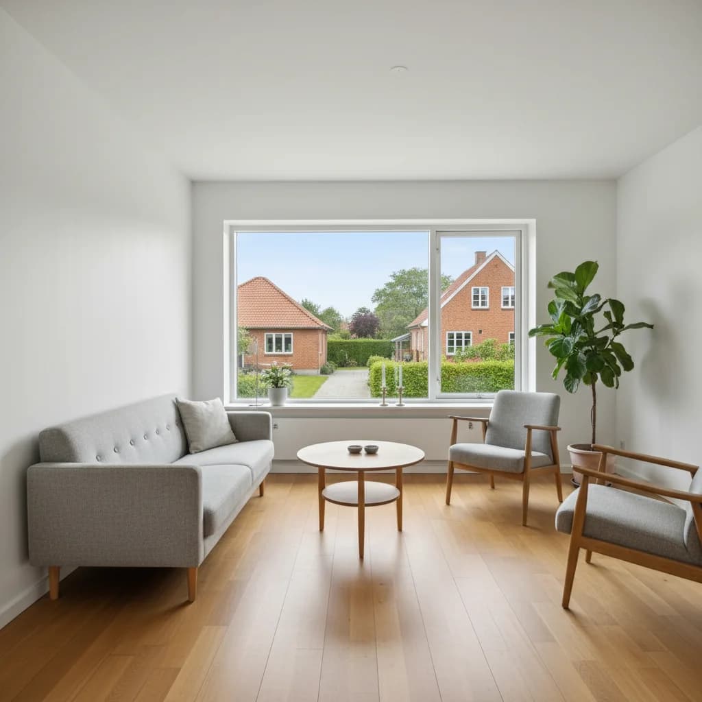 Færdigt malerresultat — Indvendig maling i Kolding