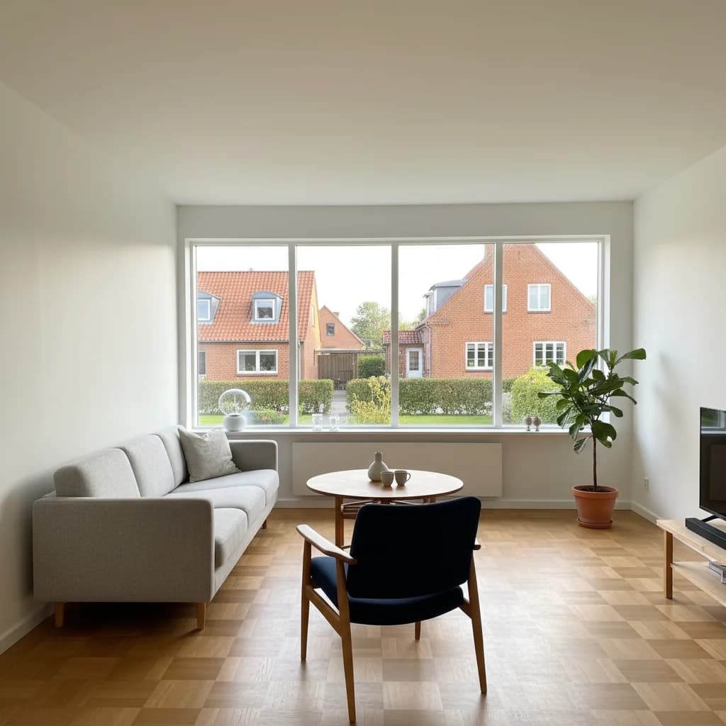 Færdigt malerresultat — Indvendig maling i Randers