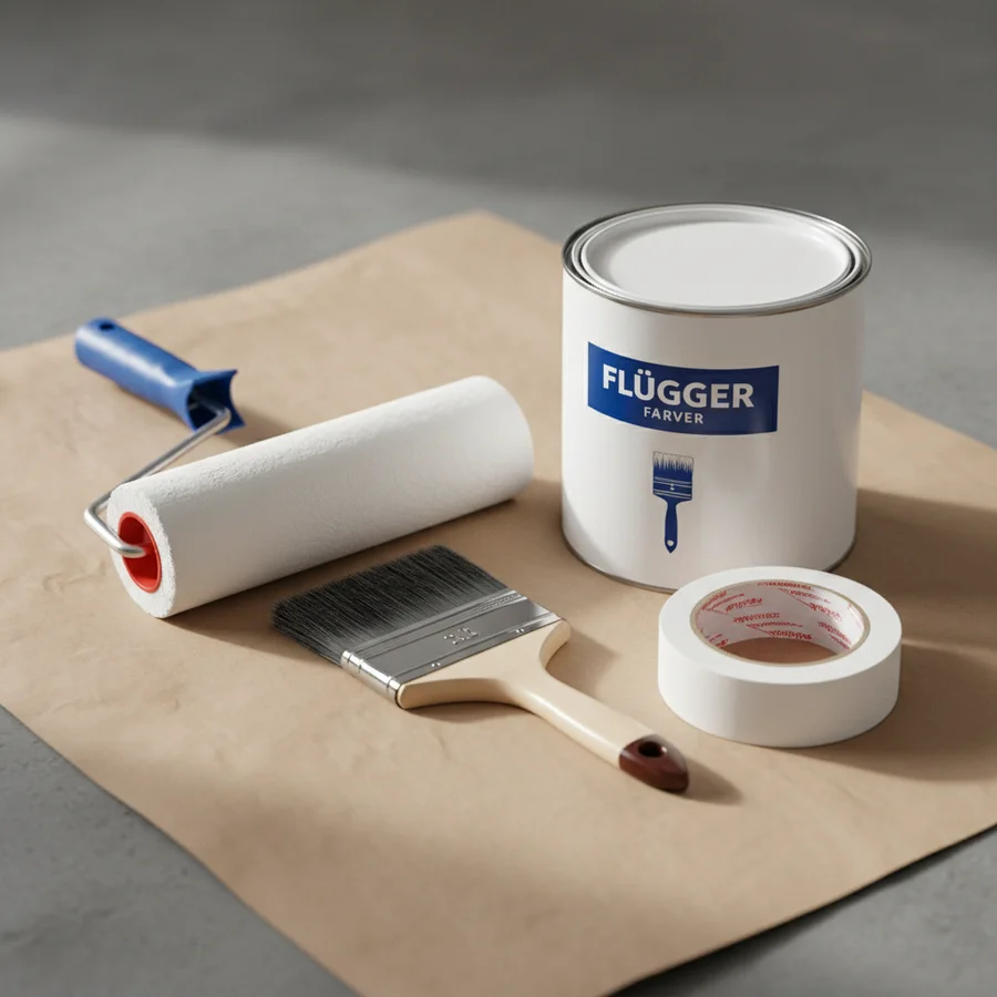 Malerværktøj til udvendig maling