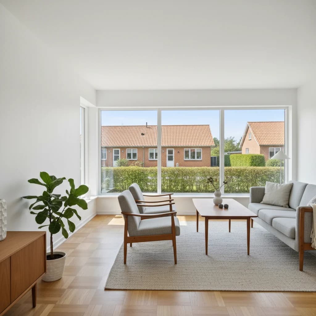 Færdigt malerresultat — Indvendig maling i Slagelse