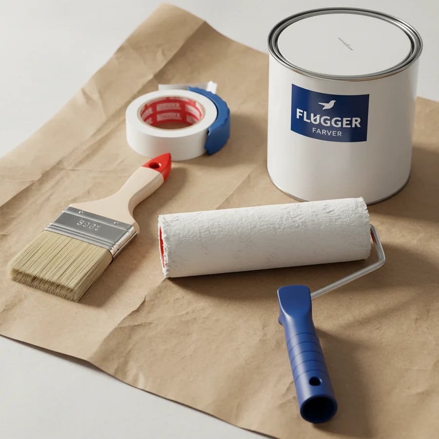 Malerværktøj til udvendig maling