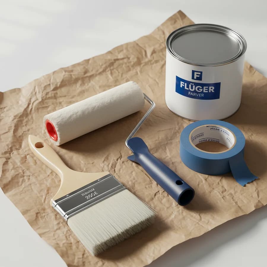 Malerværktøj til facademaling