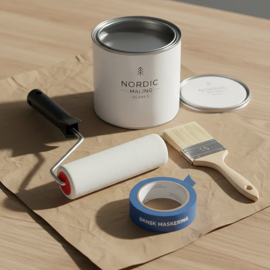 Malerværktøj til udvendig maling