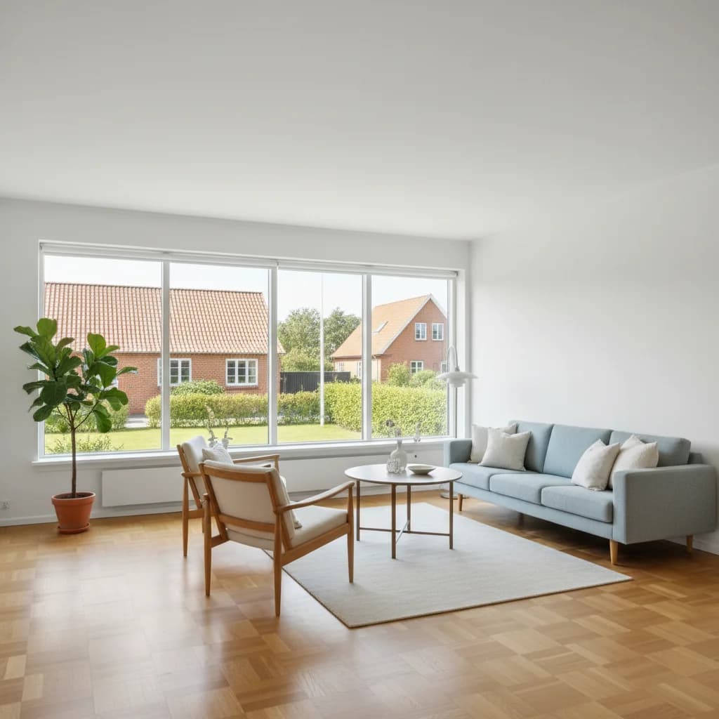 Færdigt malerresultat — Indvendig maling i Vejle