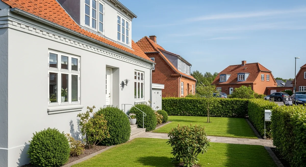 Færdigt malerresultat — Udvendig maling i Albertslund