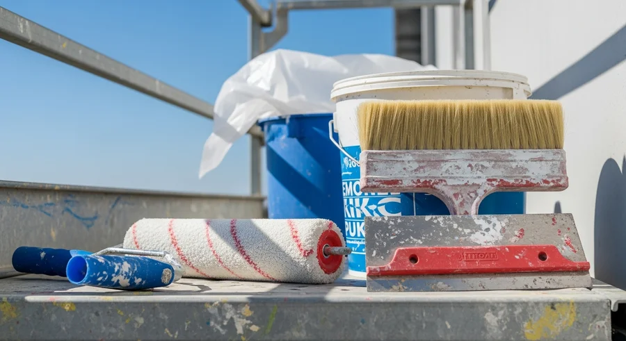 Malerværktøj til udvendig maling