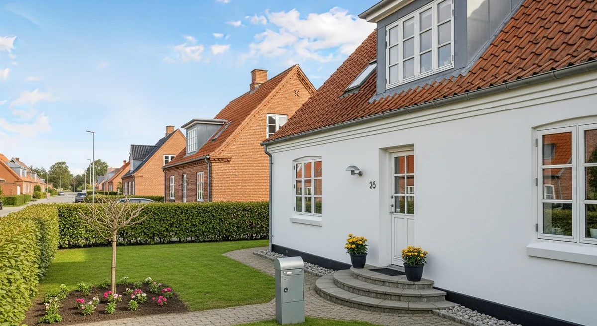 Færdigt malerresultat — Udvendig maling i Langeskov
